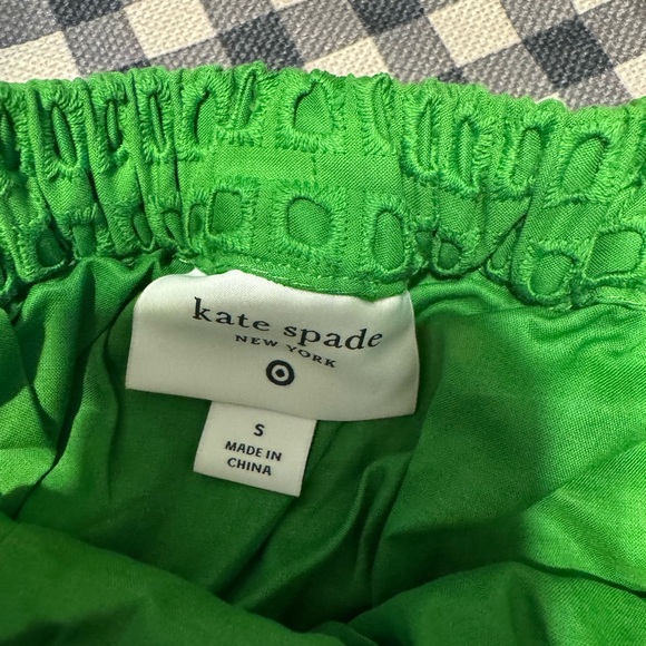Kate Spade Vibrant Green A-Line Eyelet Skirt - Picture 4 of 6